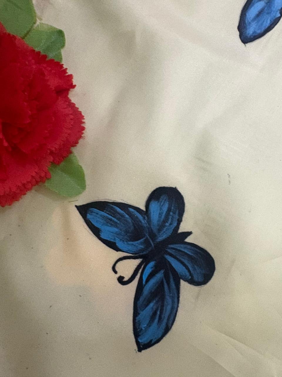 3 — Hand Painted Fabric Siri Arts Bangalore